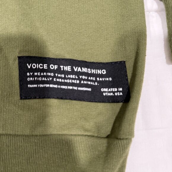 Voice Of The Vanishing Barba Azul Crew Shirt In Olive Green - L - Picture 3 of 9